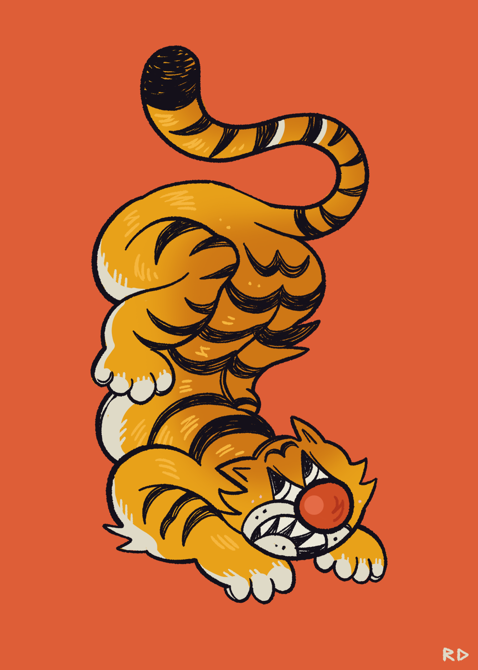 Folded Tiger